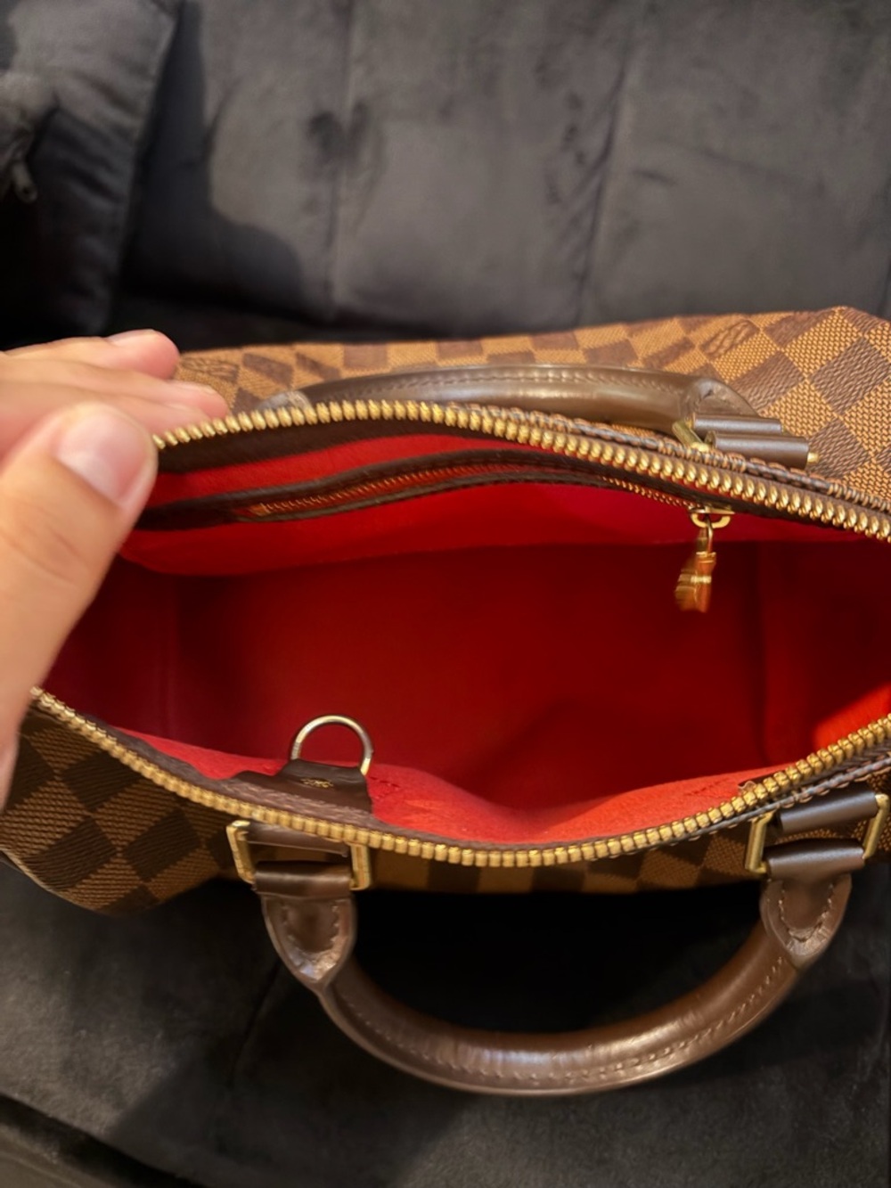Louis Vuitton Bandouliere 25 Damier Ebene - Picture 13 of 15